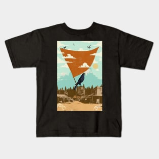 WESTERN RAVEN Kids T-Shirt